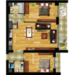 3 Rooms Type B